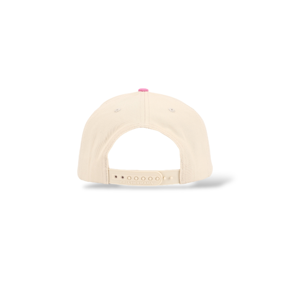 Mama Club Snapback (Pink/Natural)