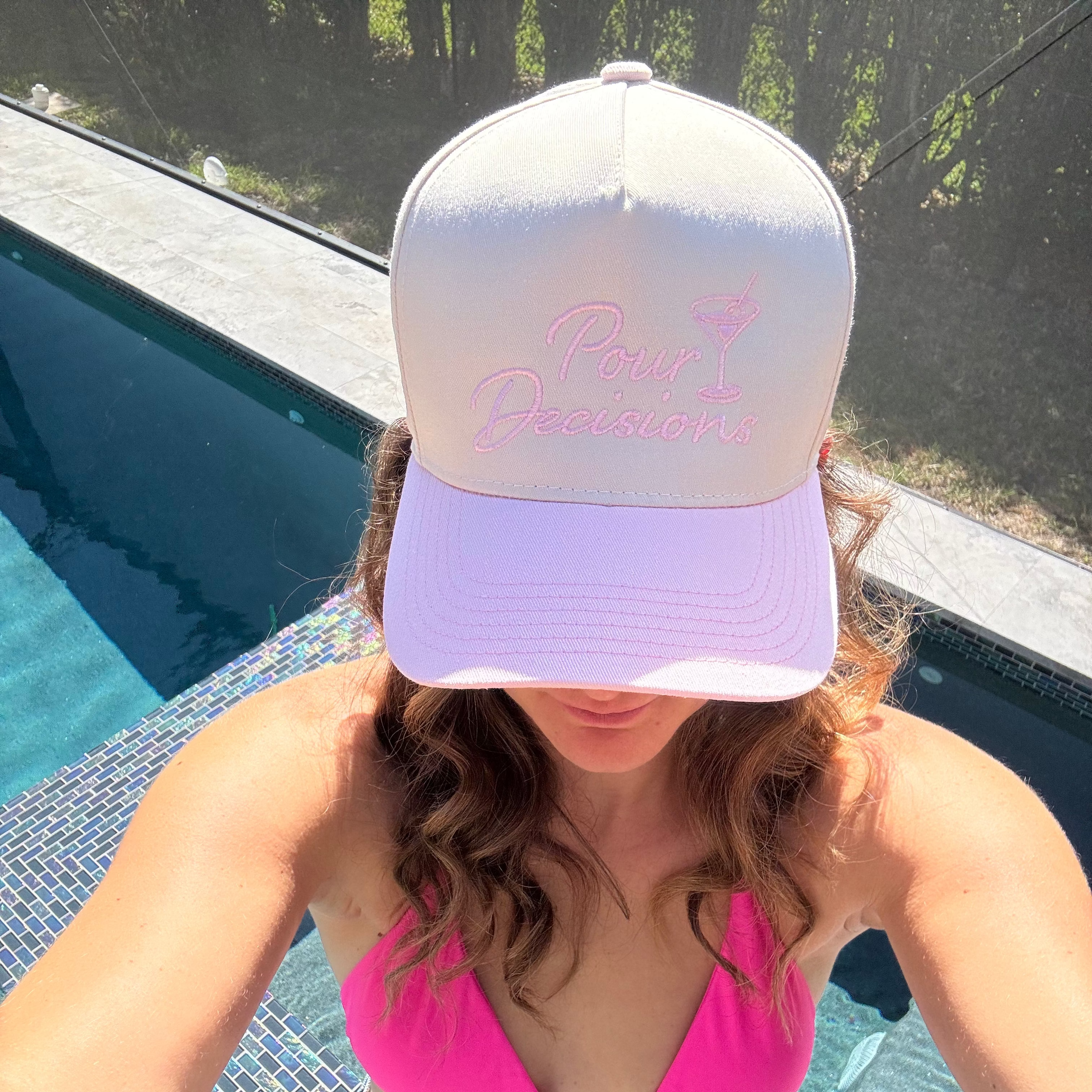 Pour Decisions Trucker Hat