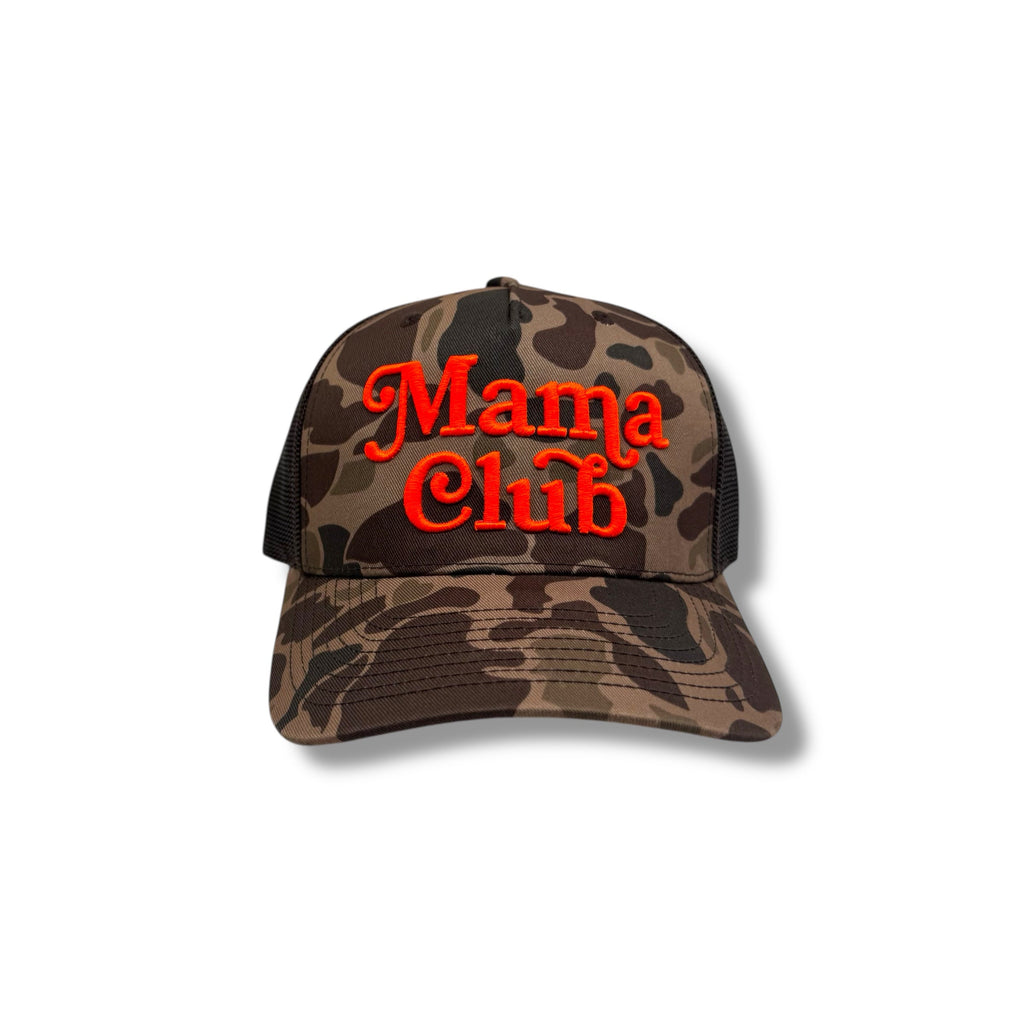 Mama Club™ Trucker Hat Duck Camo